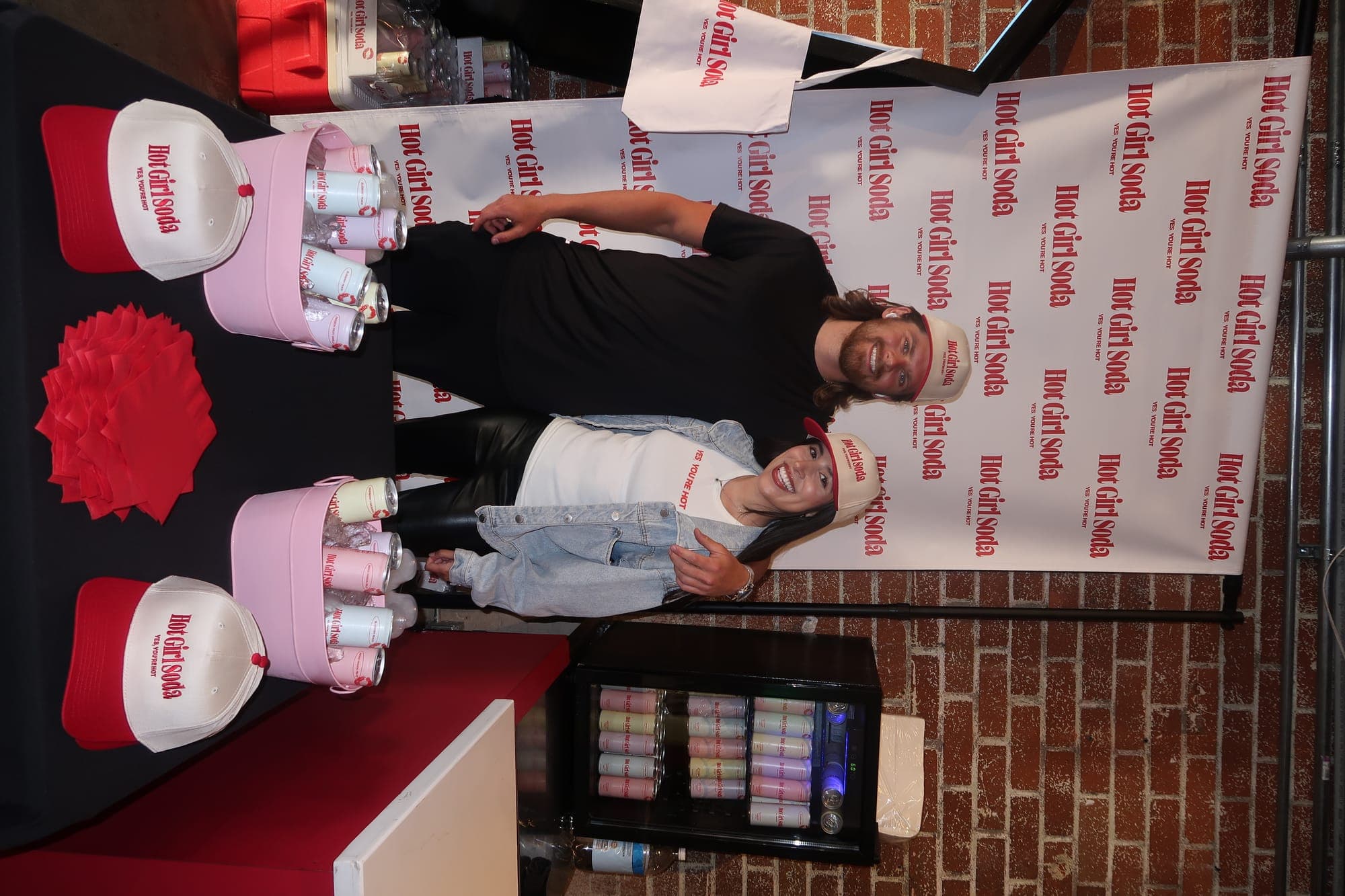 Aarica and Nick at a Hot Girl Soda event