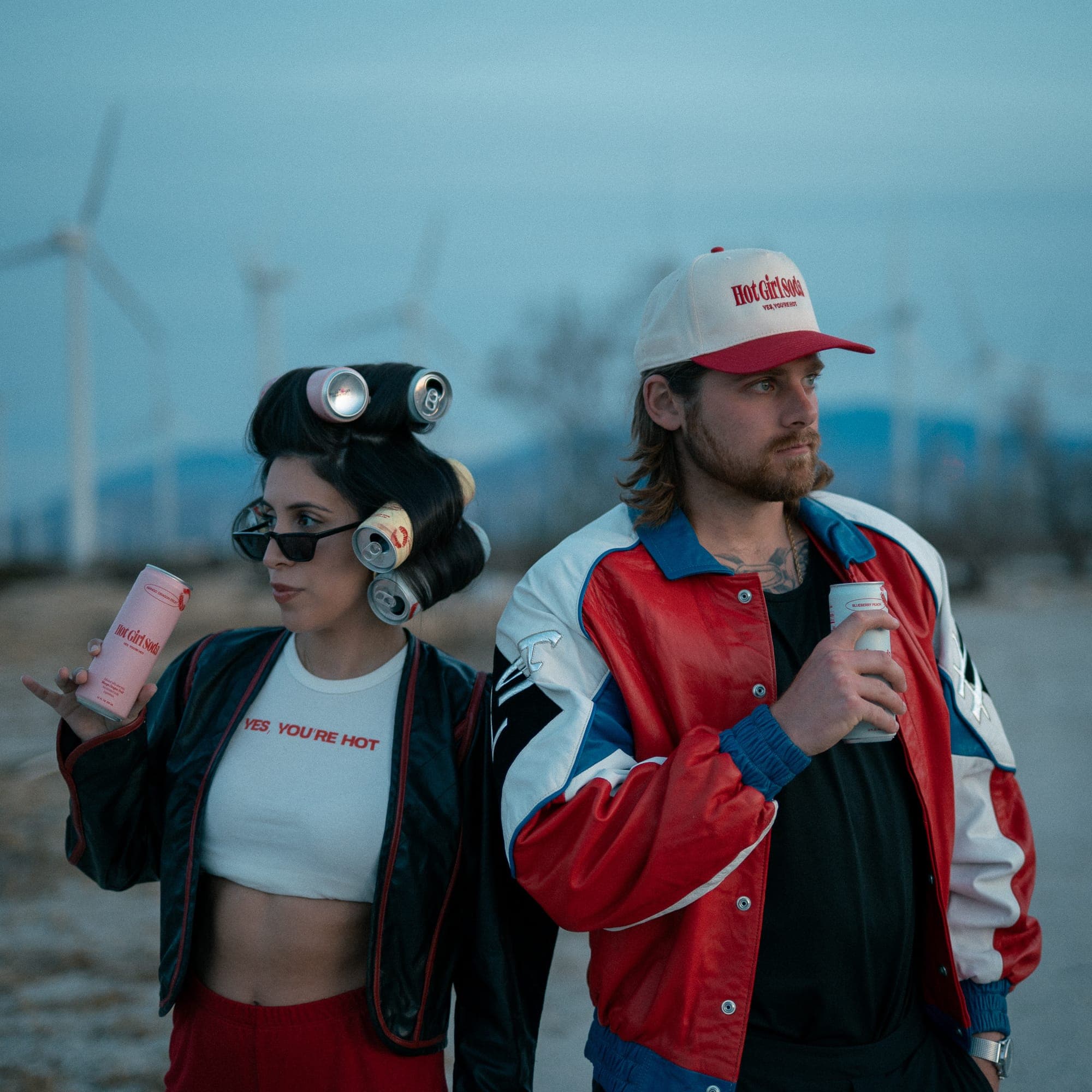 Aarica and Nick, founders of Hot Girl Soda